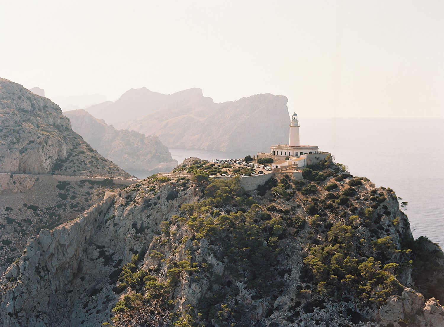 Cliffs meeting the sea in Mallorca